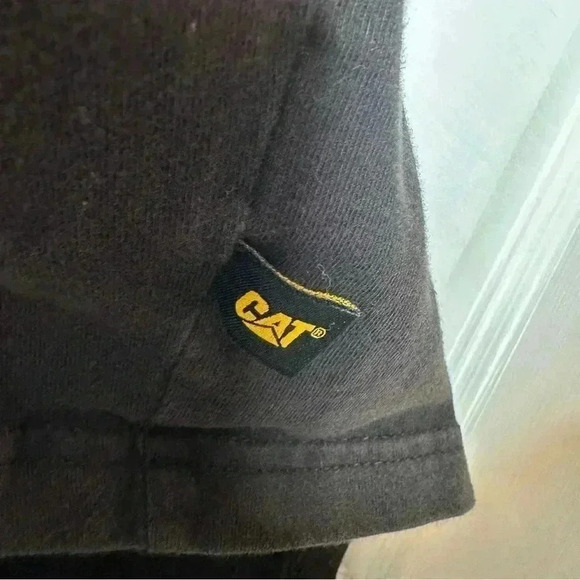 CAT Equipment T-Shirt Black & Yellow  Size Large - Picture 7 of 16